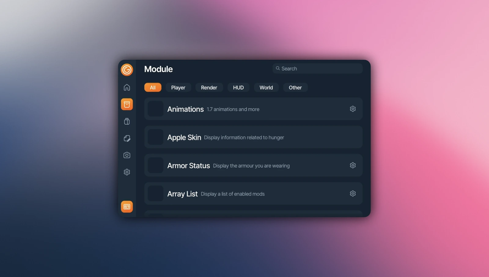 GlideClient's mod libary